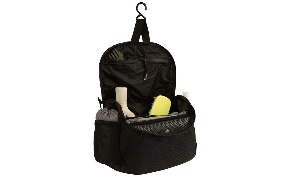 Косметичка з гачком для підвішування Tribe Wash Organizer (Black), Об'єм: 4, Колір: Black, зображення 2