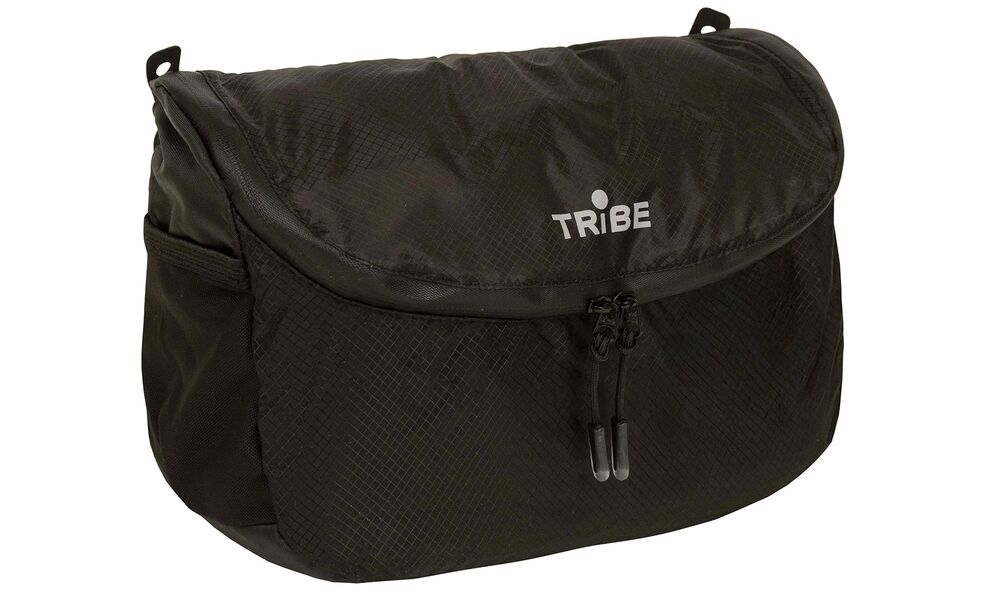 Косметичка з гачком для підвішування Tribe Wash Organizer (Black), Об'єм: 4, Колір: Black, зображення 3