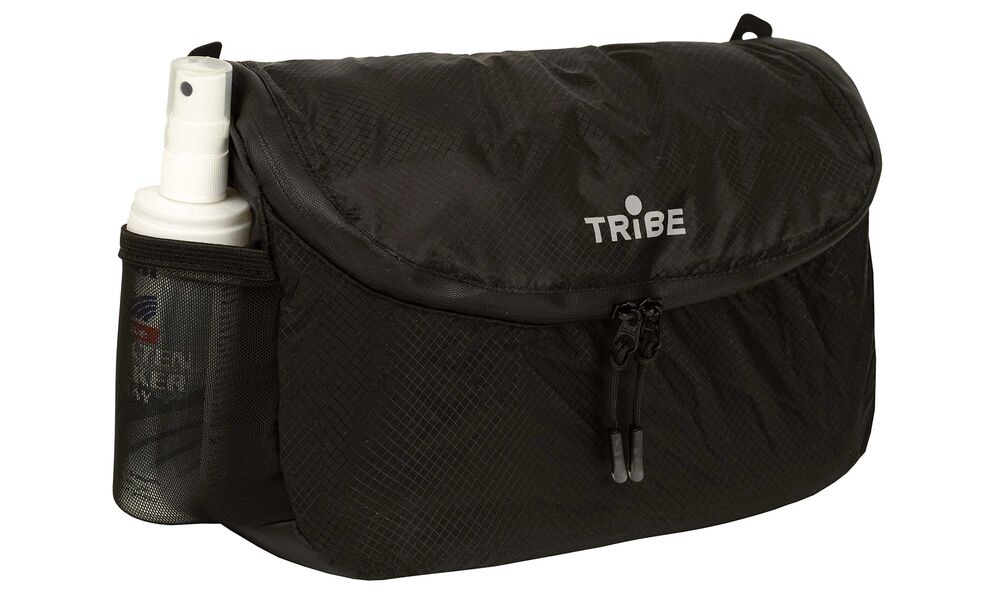 Косметичка з гачком для підвішування Tribe Wash Organizer (Black), Об'єм: 4, Колір: Black, зображення 5