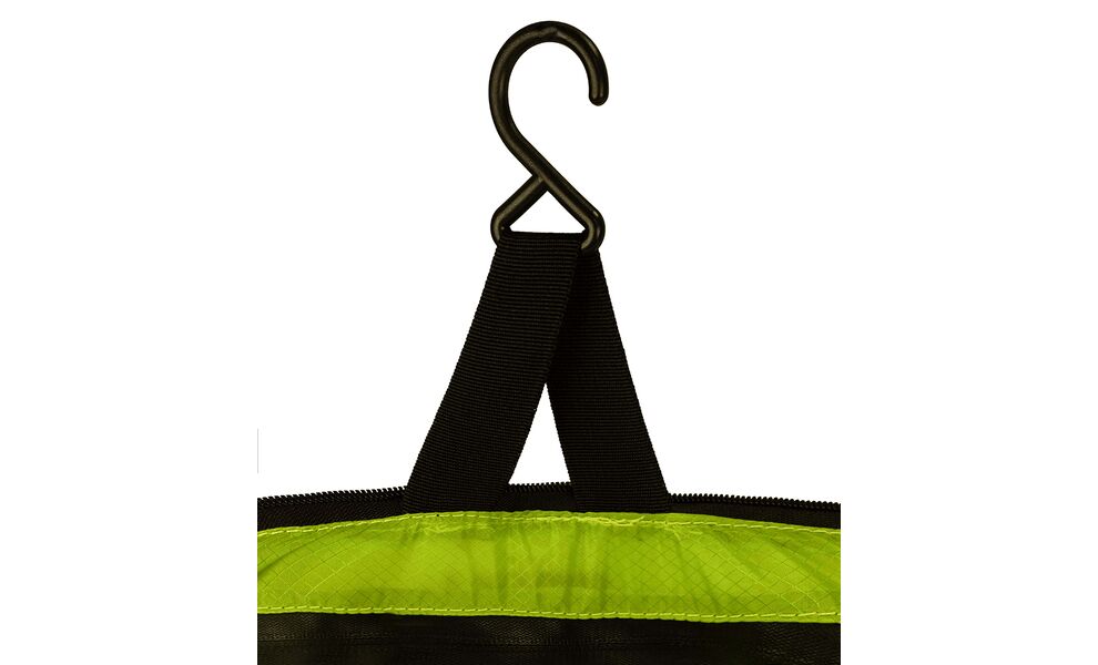 Косметичка з гачком для підвішування Tribe Wash Organizer (Green), Об'єм: 4, Колір: Green, зображення 11