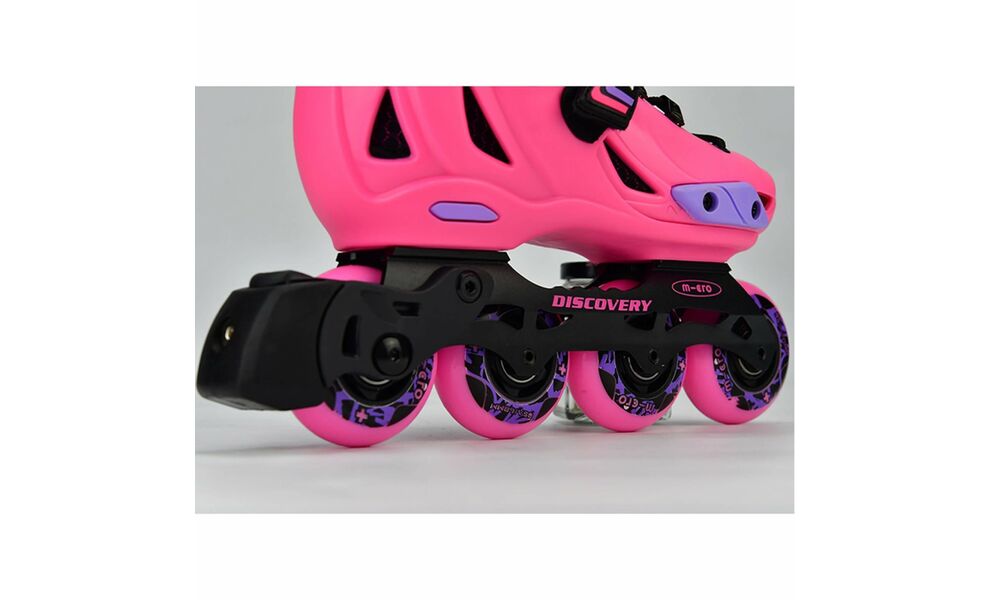 Дитячі роликові ковзани Micro Discovery (Pink), інлайн, Колір виробника: Pink, Розмір виробника: 33-36, зображення 5