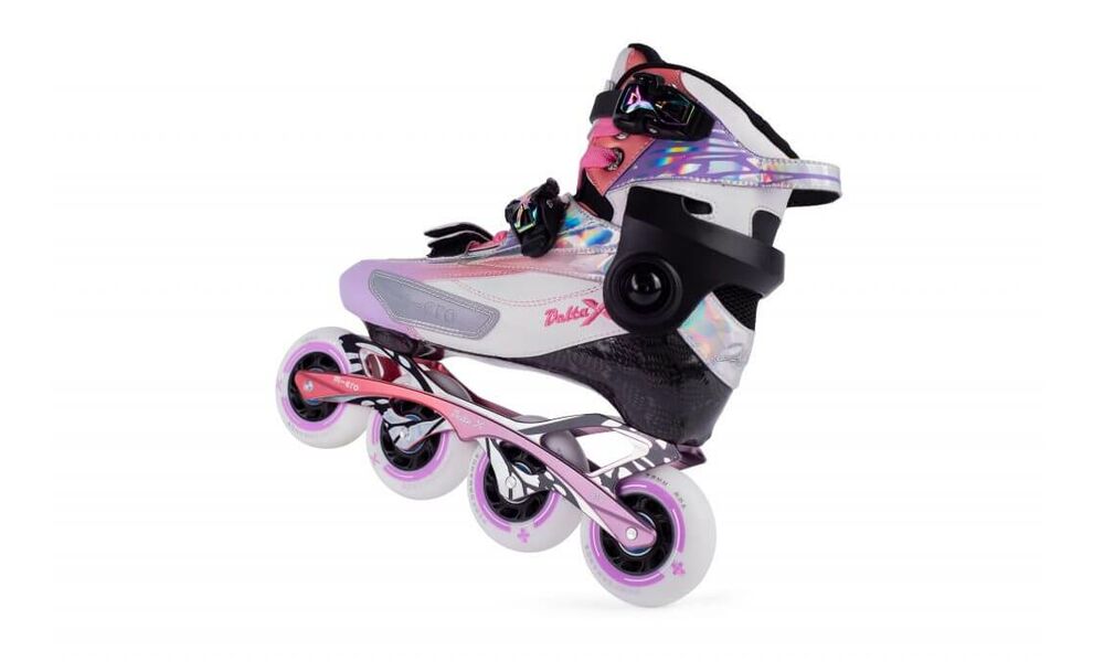 Дитячі роликові ковзани Micro Delta X (Pink), інлайн, Колір виробника: Pink, Розмір виробника: 36-38, зображення 2