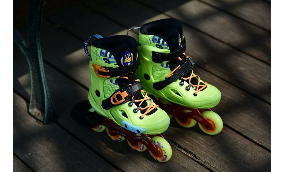 Дитячі роликові ковзани Micro Infinite CE (Green), інлайн, Колір виробника: Green, Розмір виробника: 34-37, зображення 2