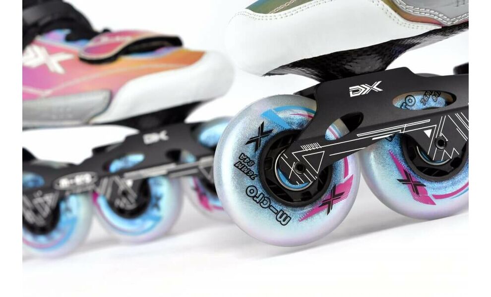 Дитячі роликові ковзани Micro Delta Liberty (Iridescent), інлайн, Колір виробника: Iridescent, Розмір виробника: 33-35, зображення 2