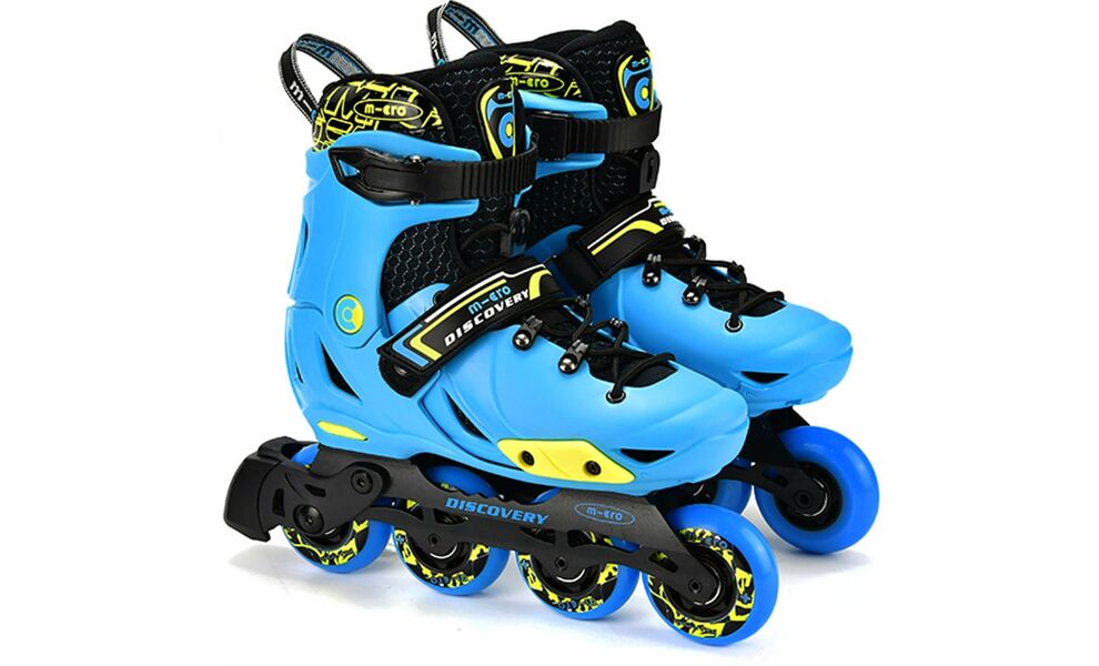 Дитячі роликові ковзани Micro Discovery (Blue), інлайн, Колір виробника: Blue, Розмір виробника: 37-40, зображення 8