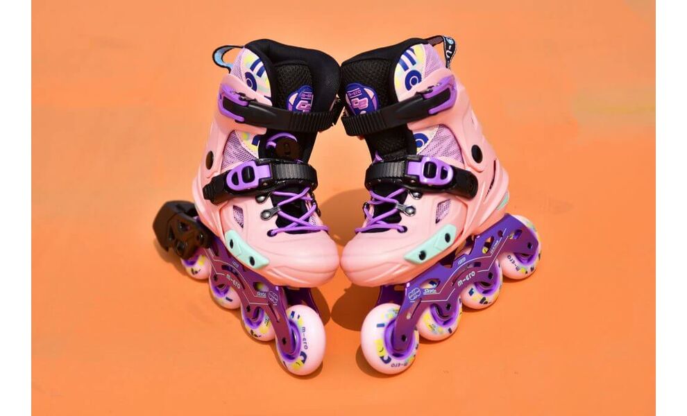 Дитячі роликові ковзани Micro Infinite CE (Pink), інлайн, Колір виробника: Pink, Розмір виробника: 28-31, зображення 2