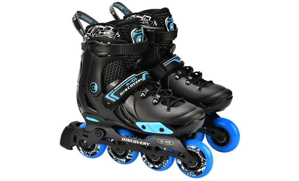 Дитячі роликові ковзани Micro Discovery (Black), інлайн, Колір виробника: Black, Розмір виробника: 37-40, зображення 8