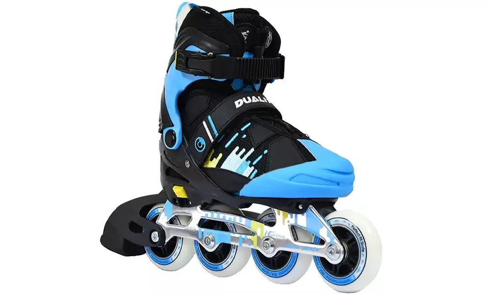 Дитячі роликові ковзани Micro Duality (Blue/Black), інлайн, зображення 2