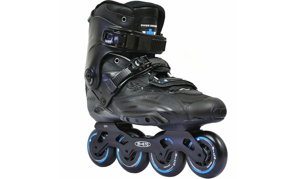 Дитячі роликові ковзани Micro Super (Black), інлайн, Колір виробника: Black, Розмір виробника: 41-42, зображення 2