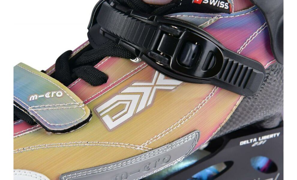 Дитячі роликові ковзани Micro Delta Liberty (Iridescent), інлайн, Колір виробника: Iridescent, Розмір виробника: 33-35, зображення 4