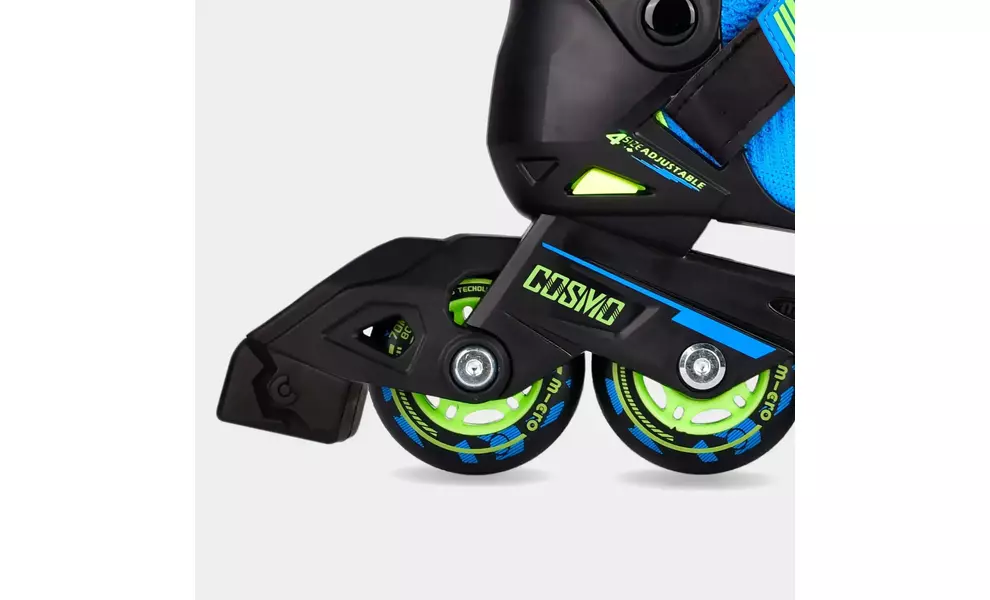 Дитячі роликові ковзани Micro Cosmo (Blue), інлайн, Колір виробника: Blue, Розмір виробника: 31-34, зображення 5