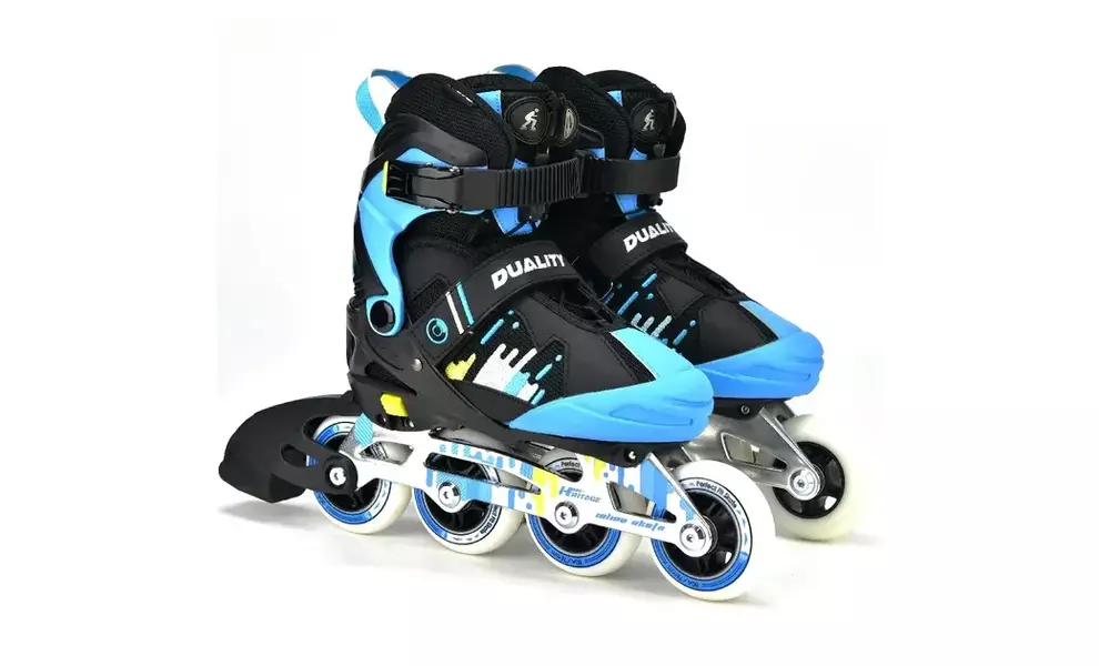 Дитячі роликові ковзани Micro Duality (Blue/Black), інлайн, зображення 4