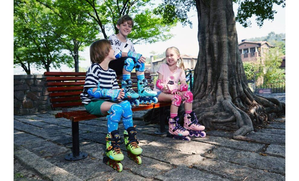 Дитячі роликові ковзани Micro Infinite CE (Blue), інлайн, Колір виробника: Blue, Розмір виробника: 30-33, зображення 3