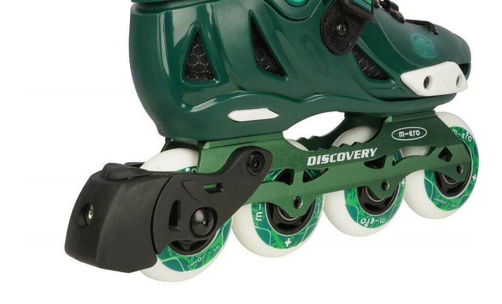 Дитячі роликові ковзани Micro Discovery Eco (Green), інлайн, Колір виробника: Green, Розмір виробника: 37-40, зображення 4