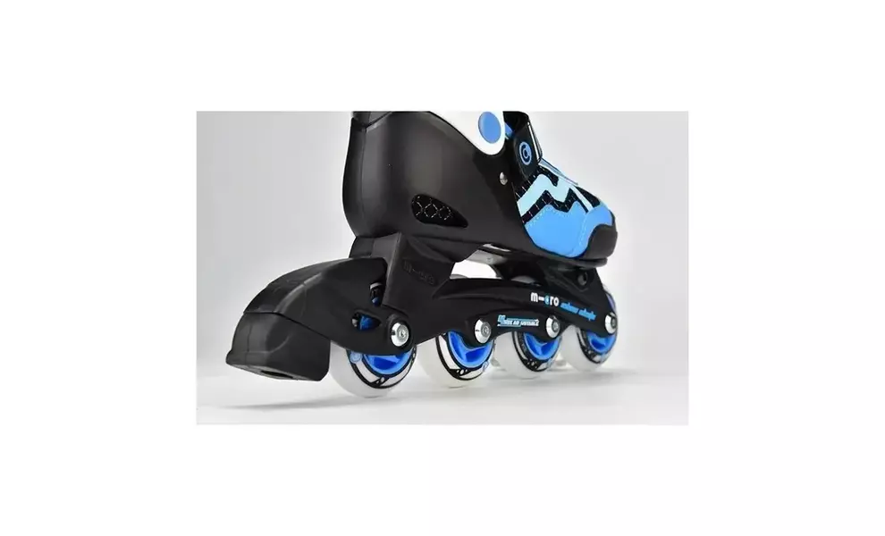 Дитячі роликові ковзани Micro Majority (Blue/Black), інлайн, Колір виробника: Blue/Black, Розмір виробника: 23-26, зображення 4