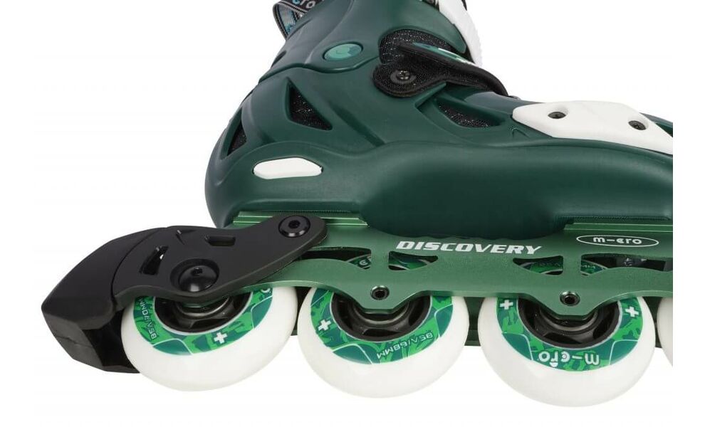 Дитячі роликові ковзани Micro Discovery Eco (Green), інлайн, Колір виробника: Green, Розмір виробника: 29-32, зображення 5