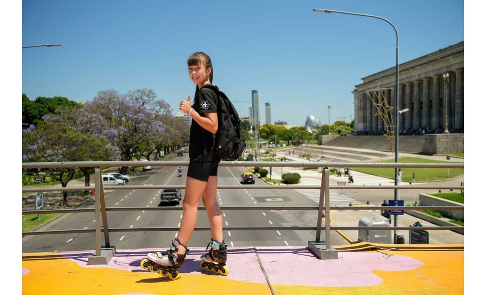 Дитячі роликові ковзани Micro Delta Liberty (Iridescent), інлайн, Колір виробника: Iridescent, Розмір виробника: 33-35, зображення 6