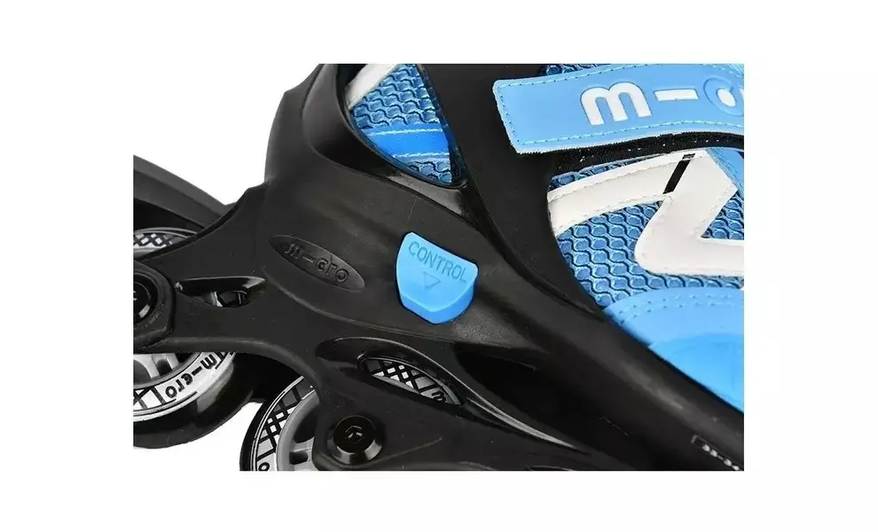 Дитячі роликові ковзани Micro Shaper (Blue/White), інлайн, Колір виробника: Blue/White, Розмір виробника: 33-36, зображення 6