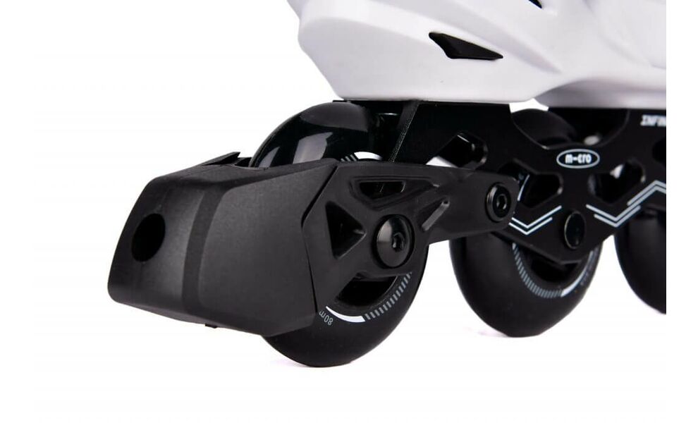 Дитячі роликові ковзани Micro Infinite 3 (White), інлайн, Колір виробника: White, Розмір виробника: 37-40, зображення 4