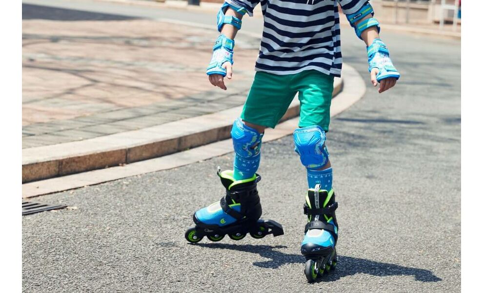 Дитячі роликові ковзани Micro Cosmo (Blue), інлайн, Колір виробника: Blue, Розмір виробника: 31-34, зображення 7