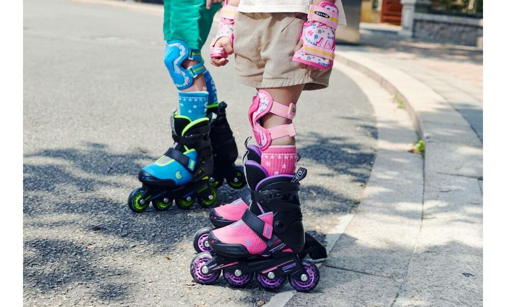 Дитячі роликові ковзани Micro Cosmo (Blue), інлайн, Колір виробника: Blue, Розмір виробника: 35-38, зображення 8