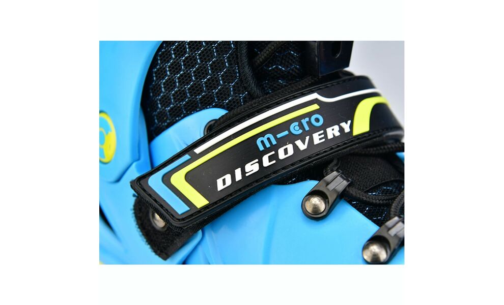 Дитячі роликові ковзани Micro Discovery (Blue), інлайн, Колір виробника: Blue, Розмір виробника: 33-36, зображення 7