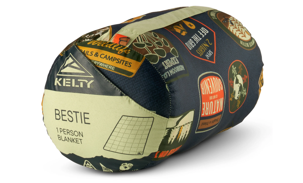 Ковдра для пікніка Kelty Bestie (Laurel Green/Patches), Колір: Laurel Green/Patches, зображення 2