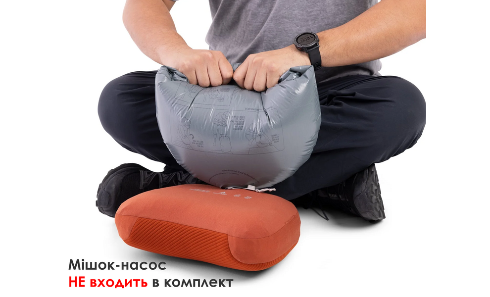 Туристична надувна подушка Sea to Summit Aeros Premium - Large (Cabbage), Тип розміру: Large, Колір виробника: Cabbage, зображення 8