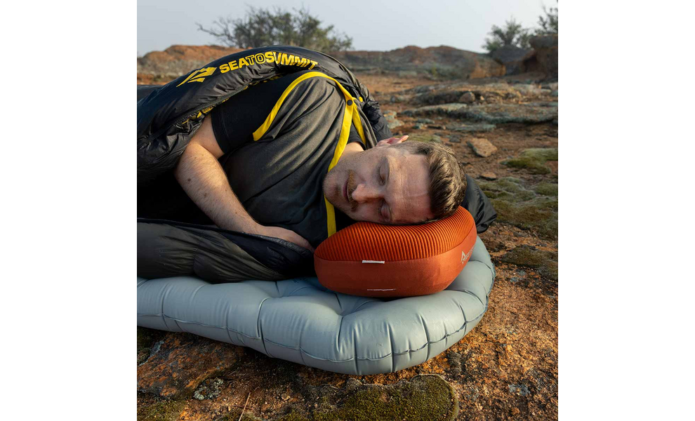 Туристична надувна подушка Sea to Summit Aeros Premium - Regular (Burnt Olive), Тип розміру: Regular, Колір виробника: Burnt Olive, зображення 9