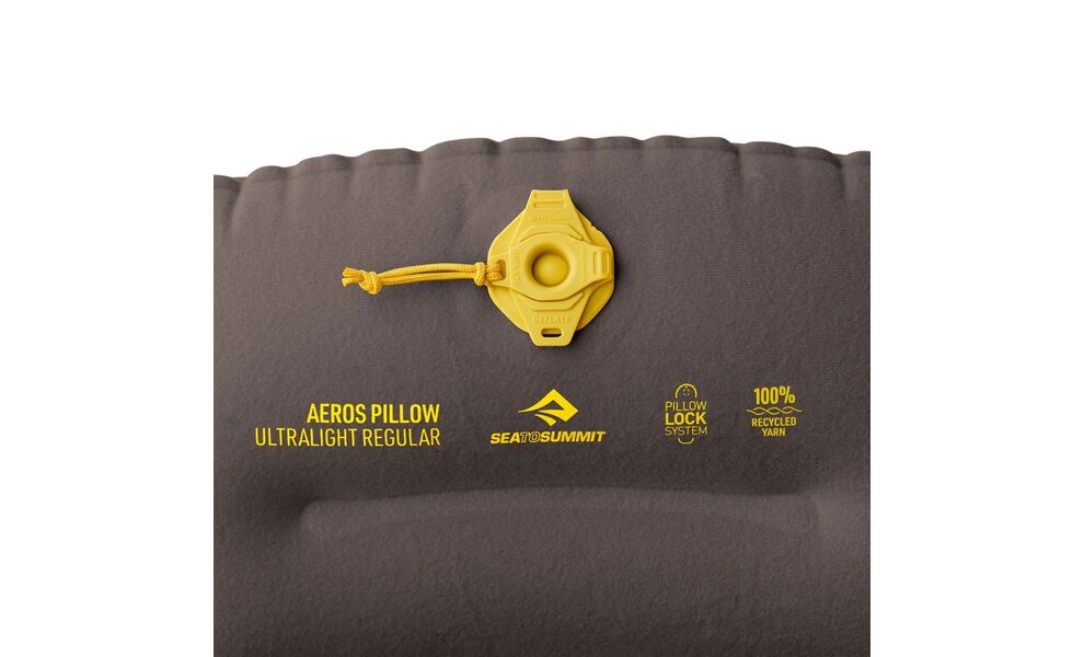 Туристична надувна подушка Sea to Summit Aeros Ultralight - Regular (Beluga), Тип розміру: Regular, Колір виробника: Beluga, зображення 5