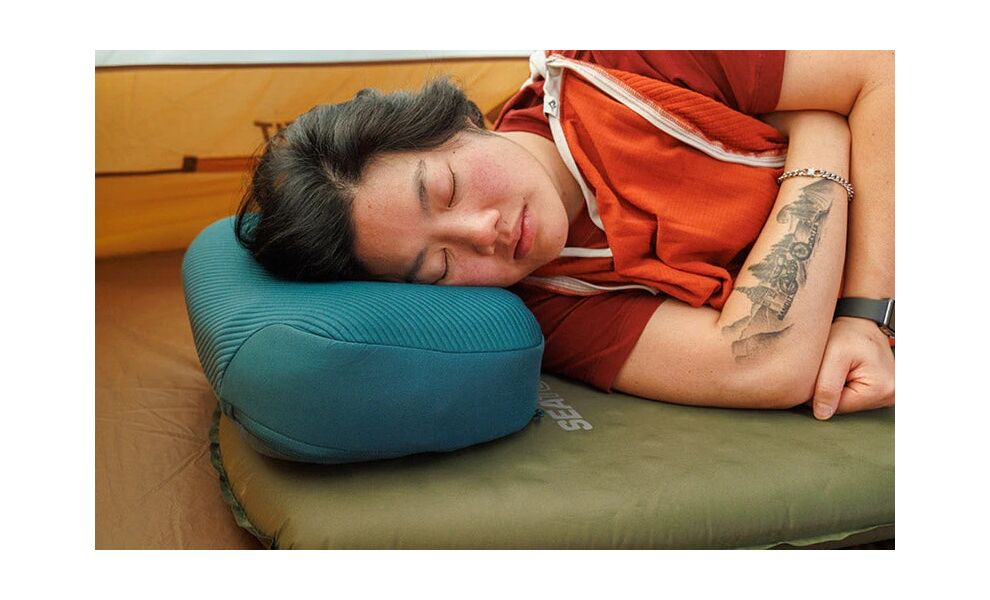 Туристична самонадувна подушка Sea to Summit Memory Lux - Large (Mediterranea), Тип розміру: Large, Колір виробника: Mediterranea, зображення 7