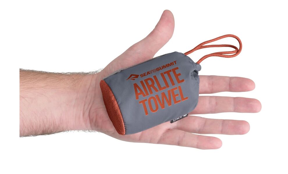 Ультралегкий рушник з мікрофібри з чохлом Sea to Summit AirLite Towel - L (Picante), 120x60 см, Тип розміру: L, Колір: Picante, зображення 2