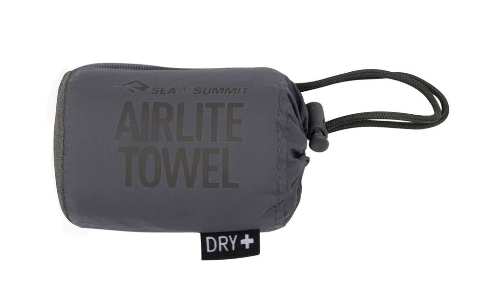 Ультралегкий рушник з мікрофібри з чохлом Sea to Summit AirLite Towel - S (Beluga), 80x40 см, Тип розміру: S, Колір: Beluga, зображення 5