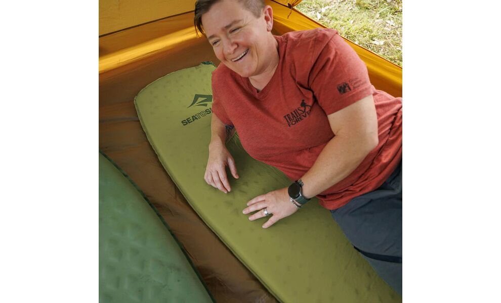Самонадувний каремат Sea to Summit Camp - Large, Товщина: 4, Тип розміру: Large, Колір виробника: Woodbine, зображення 11