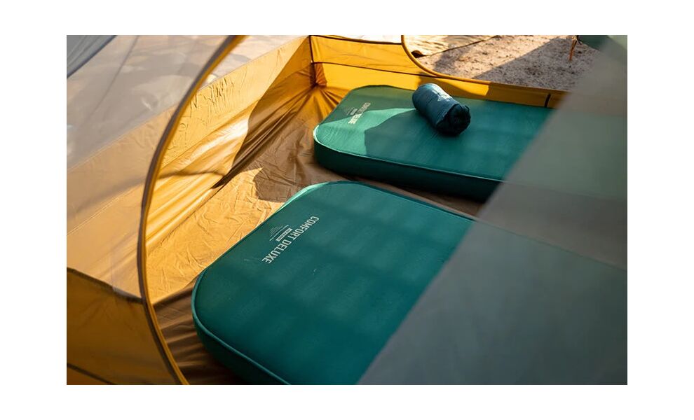 Самонадувний каремат Sea to Summit Comfort Deluxe - Large Wide, Товщина: 10, Тип розміру: Large Wide, Колір виробника: Rain Forest, зображення 11