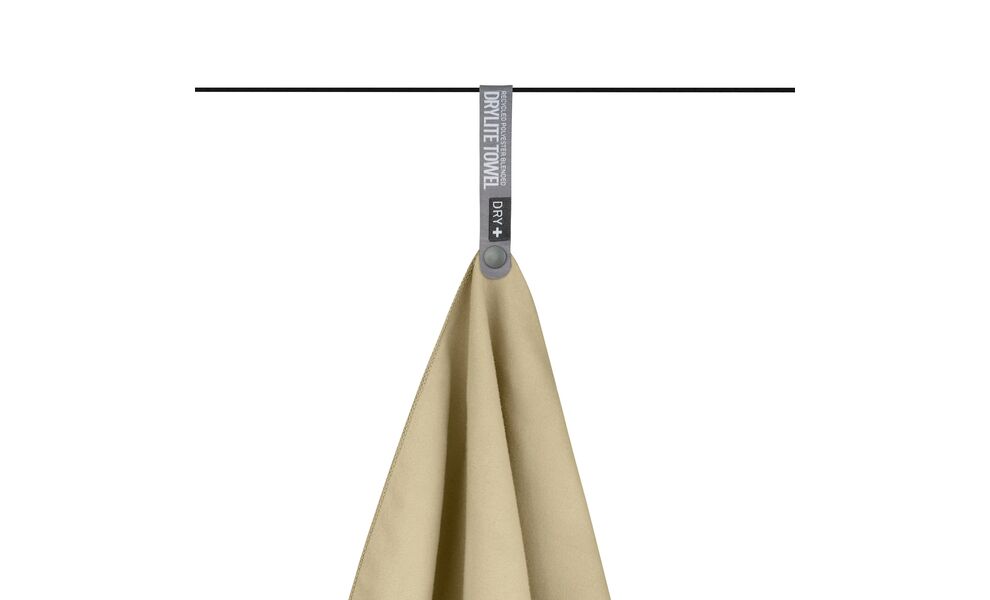 Швидкосохнучий рушник з мікрофібри з чохлом Sea to Summit DryLite Towel - XL (Beluga), 150x75 см, Тип розміру: XL, Колір: Beluga, зображення 5