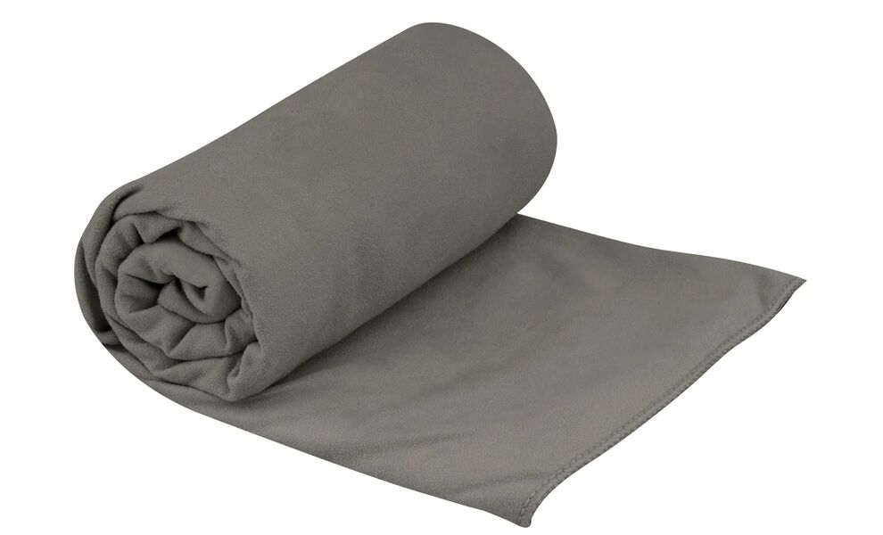 Швидкосохнучий рушник з мікрофібри з чохлом Sea to Summit DryLite Towel - L (Beluga), 120x60 см, Тип розміру: L, Колір: Beluga, зображення 3