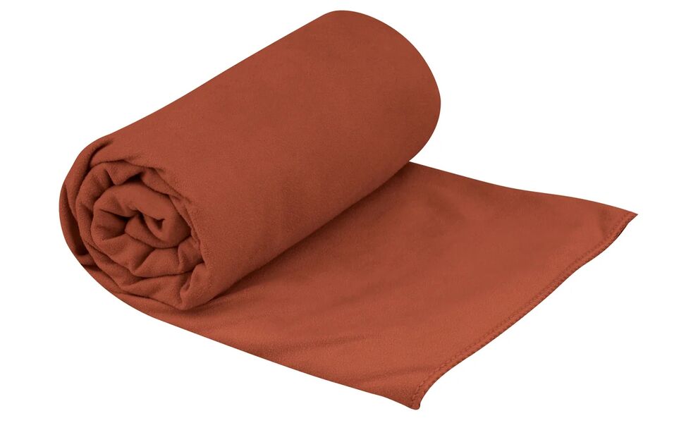 Швидкосохнучий рушник з мікрофібри з чохлом Sea to Summit DryLite Towel - L (Picante), 120x60 см, Тип розміру: L, Колір: Picante, зображення 3