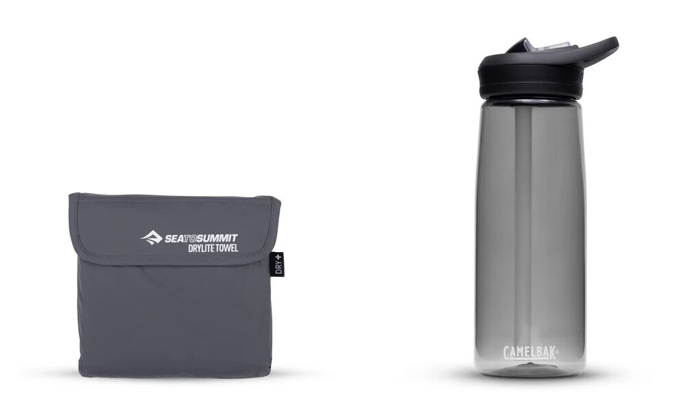 Швидкосохнучий рушник з мікрофібри з чохлом Sea to Summit DryLite Towel - M (Picante), 100x50 см, Тип розміру: M, Колір: Picante, зображення 2