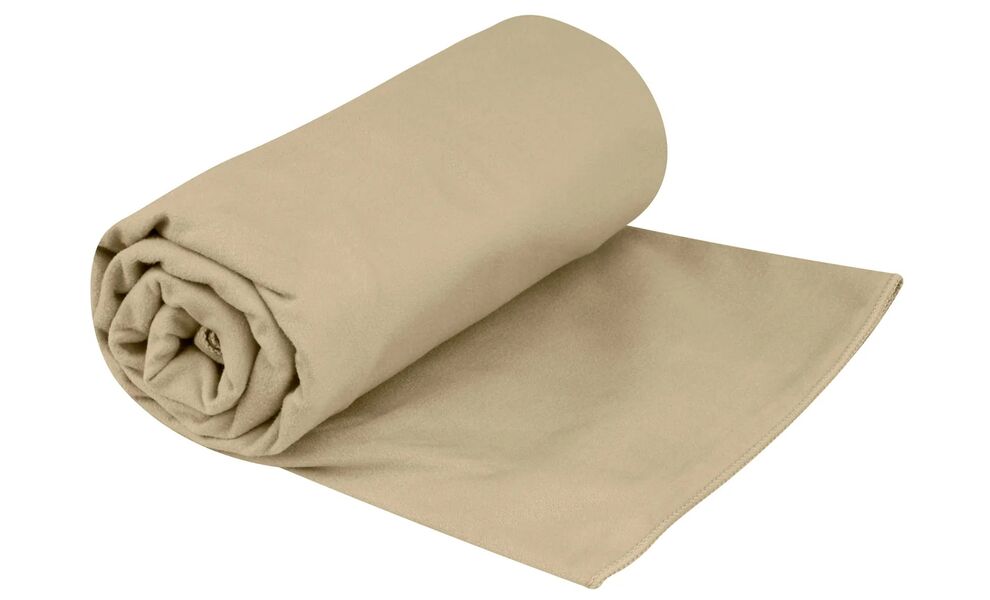 Швидкосохнучий рушник з мікрофібри з чохлом Sea to Summit DryLite Towel - XL (Desert), 150x75 см, Тип розміру: XL, Колір: Desert, зображення 3