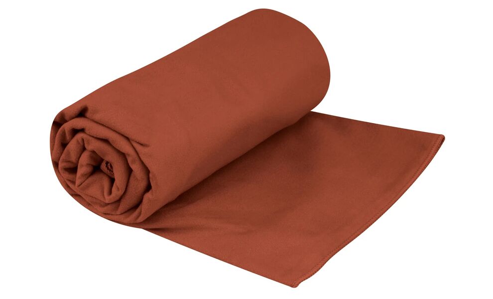 Швидкосохнучий рушник з мікрофібри з чохлом Sea to Summit DryLite Towel - XL (Picante), 150x75 см, Тип розміру: XL, Колір: Picante, зображення 3