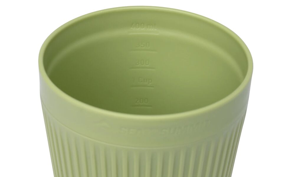Туристичний термостакан з кришкою Sea to Summit Horizon (Tarragon) на 475 мл, харчовий пластик, Об'єм: 475, Колір: Tarragon, зображення 4