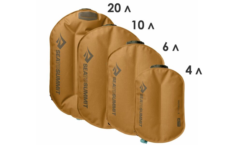 Туристична ємність для води Sea to Summit Watercell  X на 20 л, Об'єм: 20, Колір виробника: Dull Gold, зображення 7