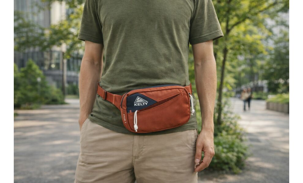 Сумка на пояс Kelty Stub (Gingerbread/Reflecting Pond), 1 л, Об'єм: 1, Колір виробника: Gingerbread/Reflecting Pond, зображення 2