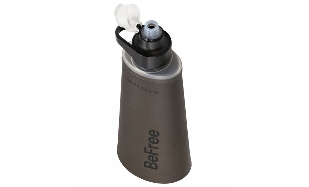 М'яка пляшка з фільтром для води Katadyn BeFree AC (Black) на 1 л, Об'єм резервуару: 1000, Колір резервуару: Black, зображення 7