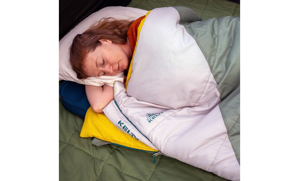 Демісезонний кемпінговий спальник-ковдра Kelty Catena 30 (Sea Spray) до -1°C, Максимальний зріст користувача: 198, Колір: Sea Spray, Сторона застібки: права, зображення 4