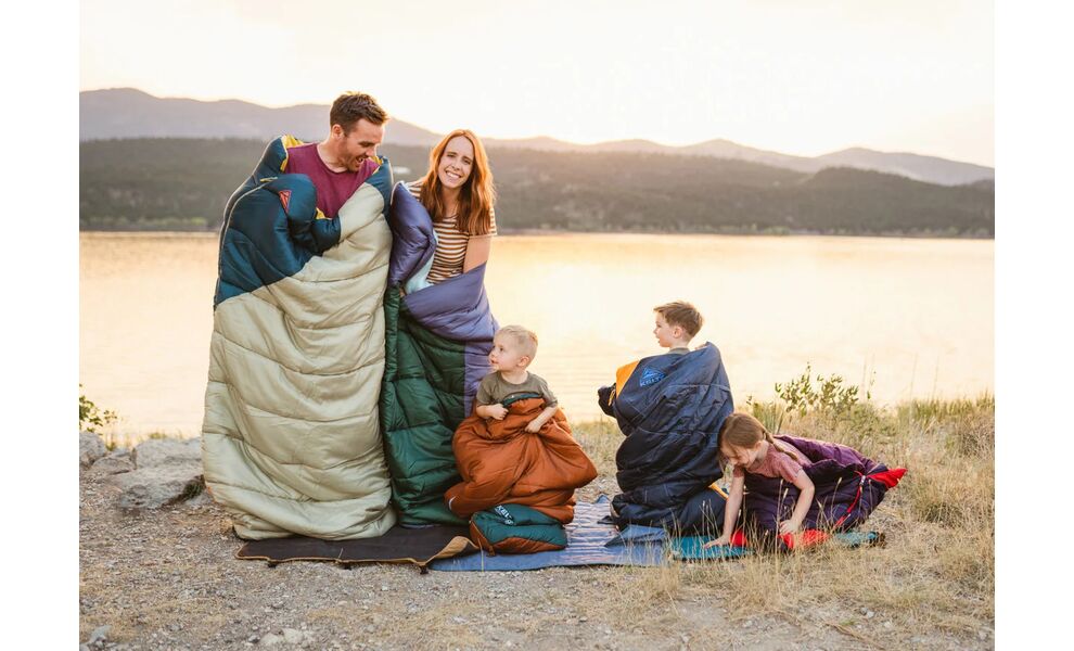 Демісезонний кемпінговий спальник-ковдра Kelty Catena 30 (Sea Spray) до -1°C, Максимальний зріст користувача: 198, Колір: Sea Spray, Сторона застібки: права, зображення 7