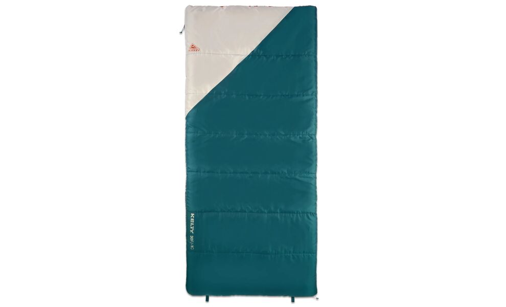 Демісезонний кемпінговий спальник-ковдра Kelty Catena 30 (Mediterranean Blue) до -1°C, Максимальний зріст користувача: 198, Колір: Mediterranean Blue, Сторона застібки: права, зображення 2
