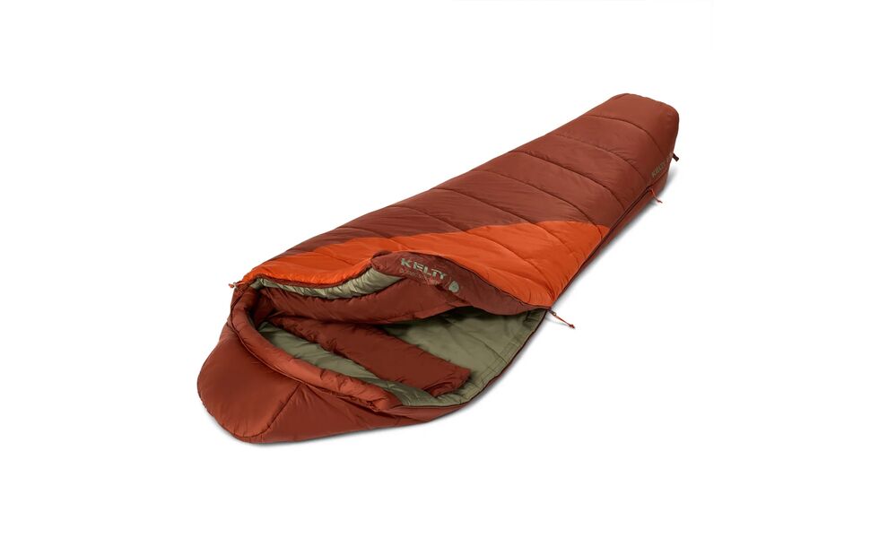 Зимовий туристичний спальник Kelty Cosmic Synthetic 0 Regular до -18°C: з капюшоном, Максимальний зріст користувача: 183, Колір: Cherry Mahogany/Cinnamon Stick, Сторона застібки: права, зображення 5