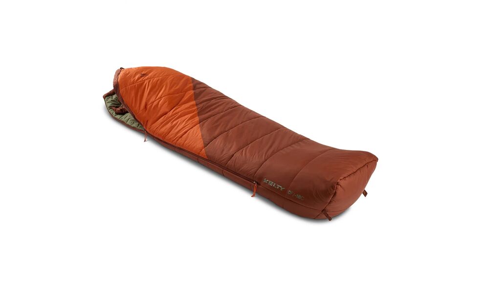 Зимовий туристичний спальник Kelty Cosmic Synthetic 0 Regular до -18°C: з капюшоном, Максимальний зріст користувача: 183, Колір: Cherry Mahogany/Cinnamon Stick, Сторона застібки: права, зображення 6